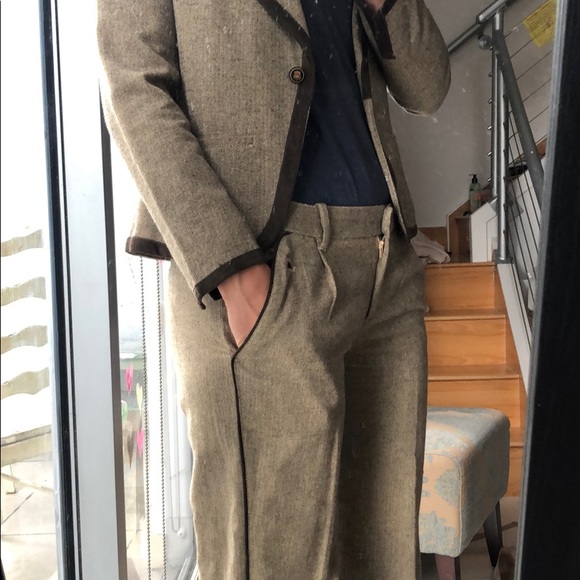 Charlotte Ronson sz 4 herringbone blazer - Picture 4 of 6